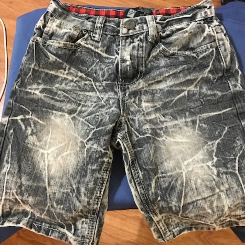 Road Narrows Denim Shorts